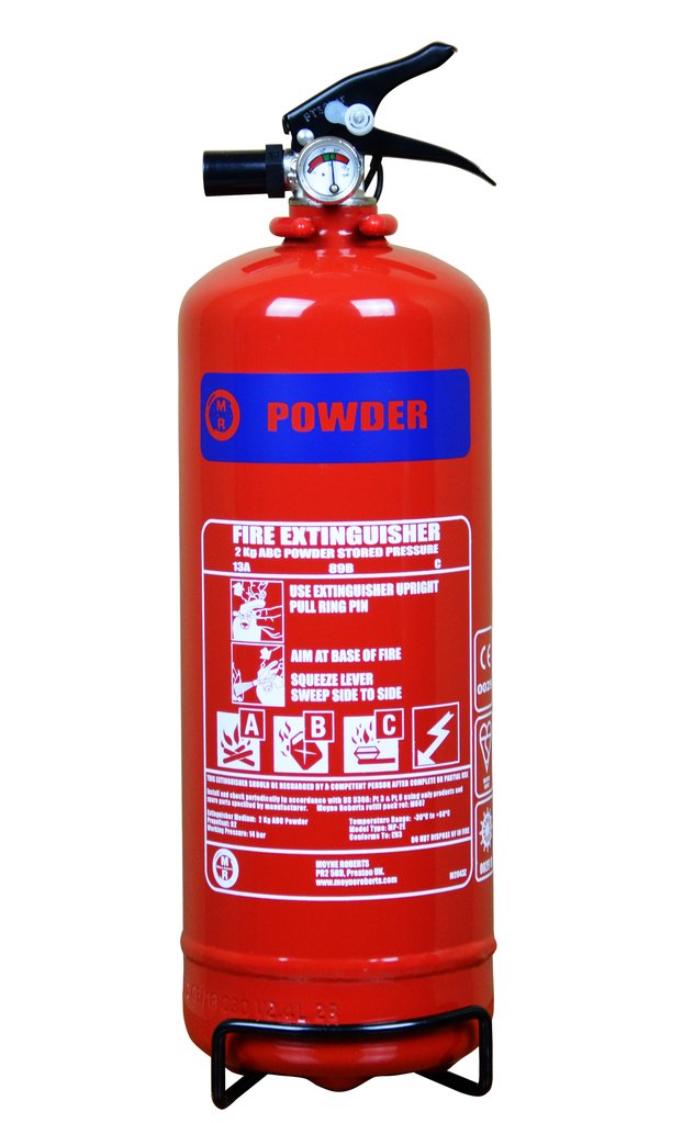 Dandy Solutions LTD is the leading wholesale supplier of 2kg Dry Powder Fire Extinguishers in Nairobi Kenya, denoted by a blue label