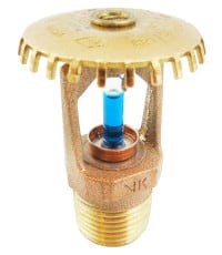 What is an upright sprinkler head? 