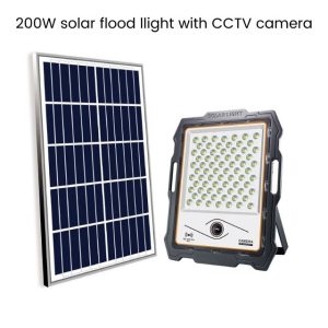 100W Solar Flood light with CCTV camera in Kenya (WiFi Enabled)